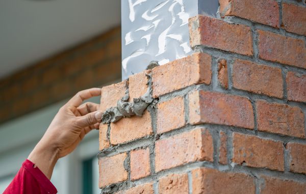 Brick Pillar Repair in Elk River